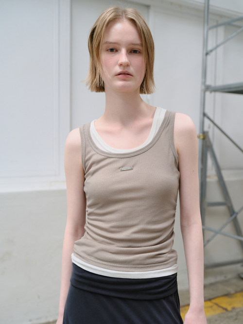 Layered без рукавов Top VW5ME606_4color