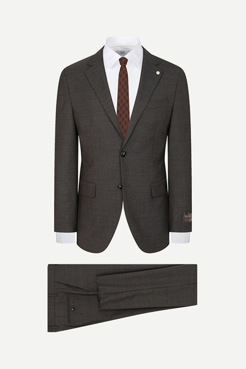 [Perfect Suit] CANONICO шерсть 100 camicia костюм коричневый BNESJA011BR_BNESPA111BR