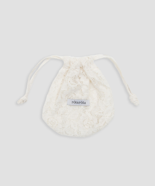 로라로라() LACE STRING POUCH IVORY 상품 이미지