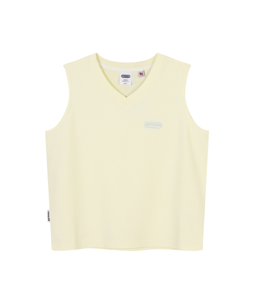 W PK SLEEVELESS (CREAM)