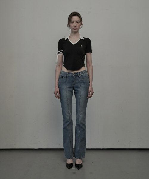 Sage Bootcut Denim Jean - Mid Blue