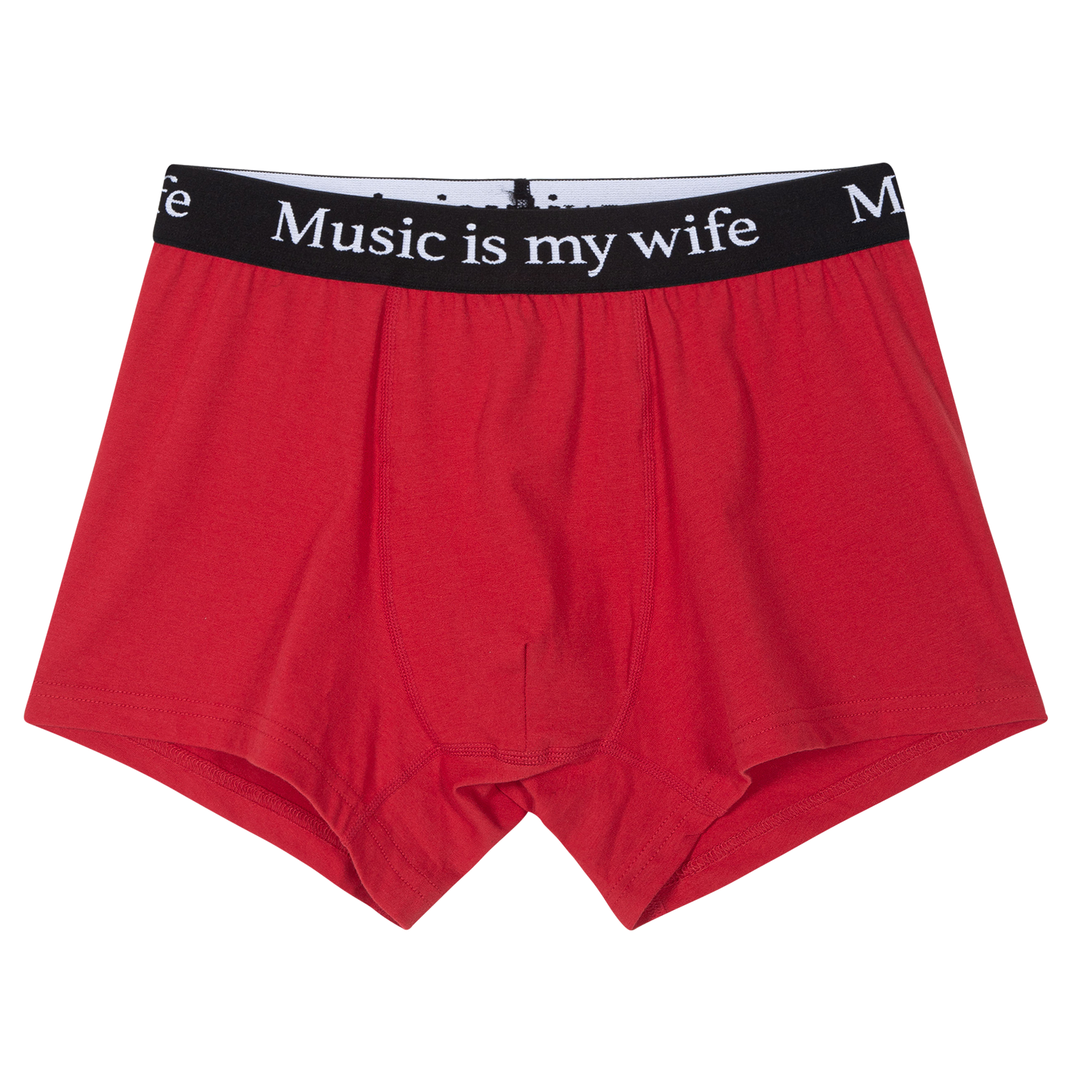 Music is my wife UNDERWEAR Boxer Brief -Red