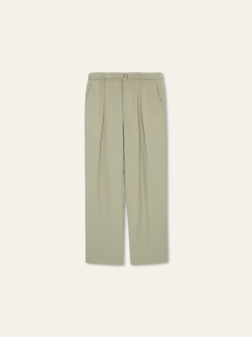 IN BELT WIDE PANTS(Beige)