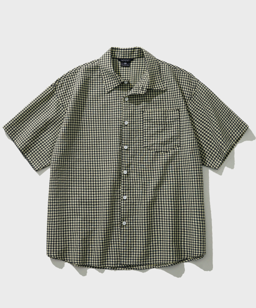 Рубашка Dinky Check с коротким рукавом Black HSSS7806