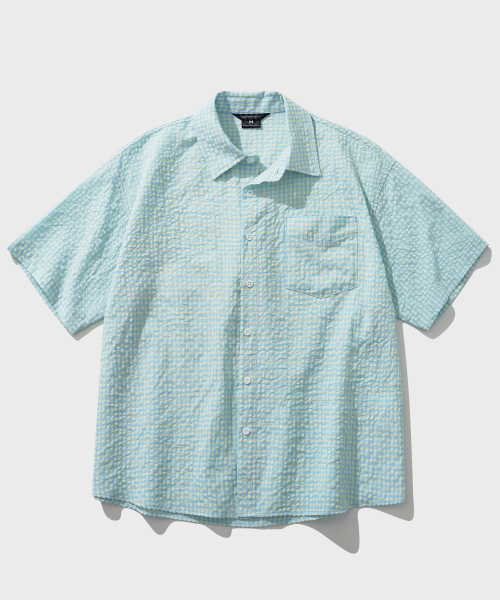 Dinky Check рубашка Blue Lemon HSSS7806