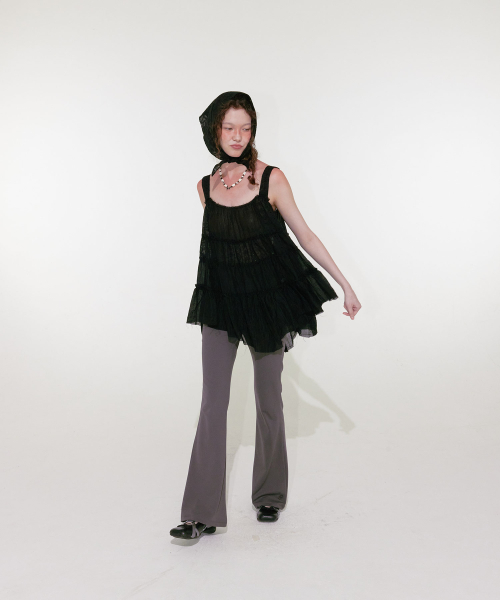 Swan Lace Blouse (Black)