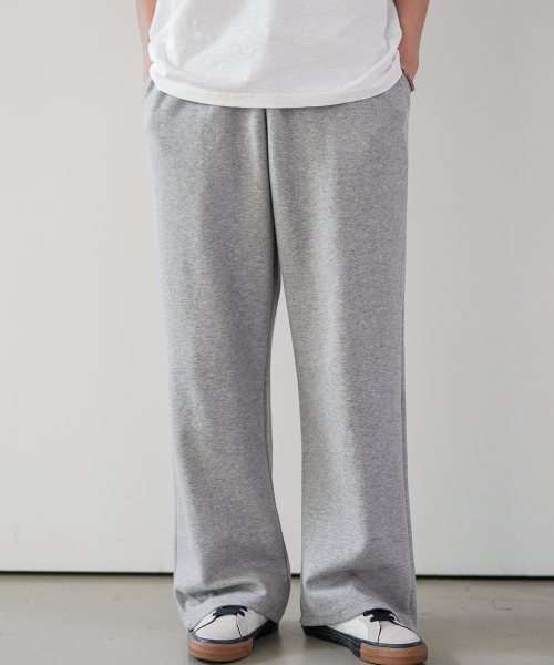 Airy Flare Sweat Pants Gray JULP2626