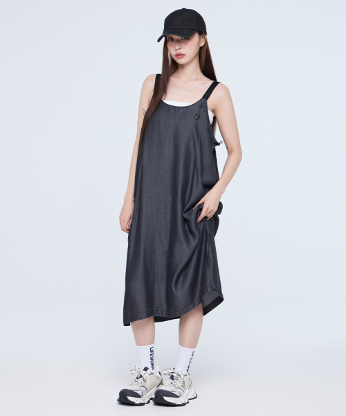 라이프워크() 여성) 데님 뷔스티에 원피스 상품 이미지