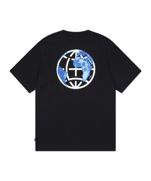 엘엠씨() EARTH LOGO RECYCLE TEE black 상품 이미지