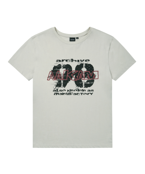 Tシャツ・カットソー AAKAM Painted 98 Half Top 5SH059 MUSINSA公式 | AAKAM Painted 98 Half Top (Black)