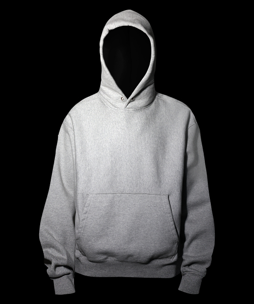 Худи WIRT Heavyweight с лого сзади_Heather Gray