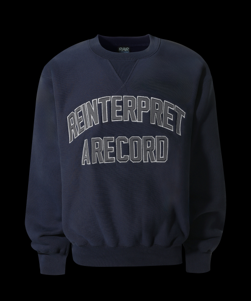 Свитшот Arch Logo Megaweight Reverse Weave Navy