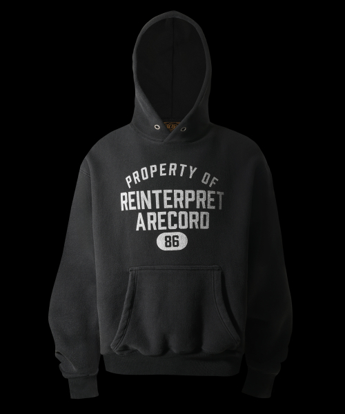 Худи Ral Vintage Authentic Reverse Weave_Black