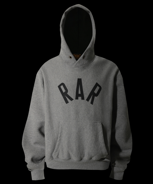 Худи Ral с винтажным логотипом Reverse Weave - Heather Grey