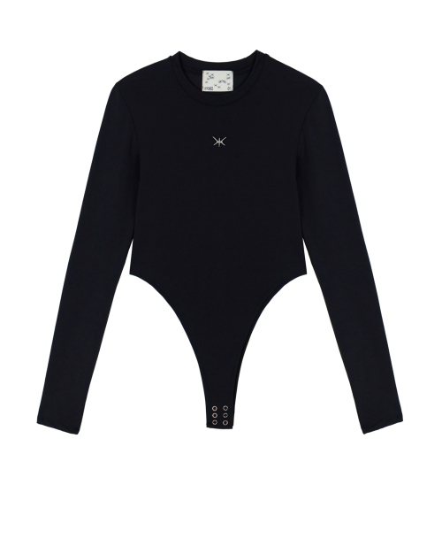 Боди с длинным рукавом Contour, Navy Black