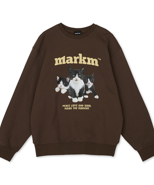 MARKM 키튼 크루넥 맨투맨 (MJIBH8409)