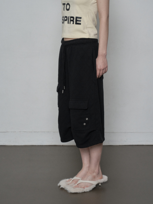 SETUP-EXE★韓国★人気★PUNCHING BERMUDA SWEATPANTS 2色 setup.exe | PUNCHING BERMUDA SWEATPANTS