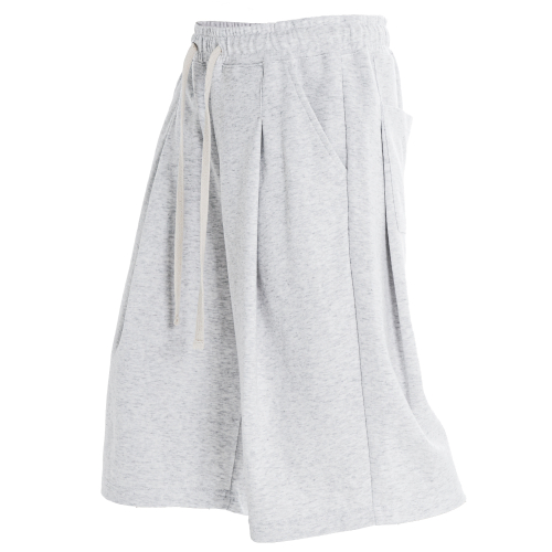 Light Deep Tuck Half Pants WhiteOatmeal OYSP2625