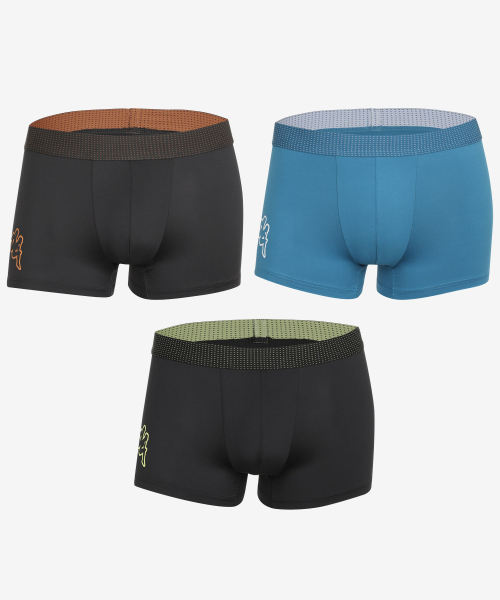 [카파] [3PACK] 남성 로고 포인트 드로즈 B팩 KPMYIEO69 