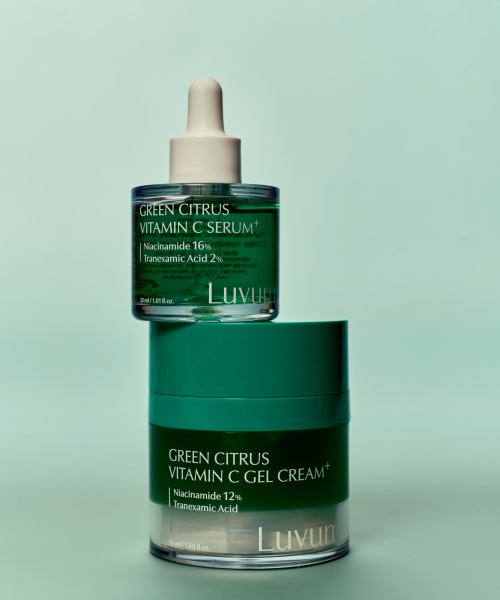 러븀(luvum) 그린 시트러스 비타민 C 젤 크림 플러스 50ml + 세럼 플러스 30ml