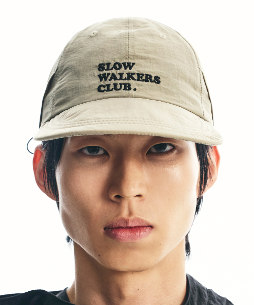 에스에스와이() 슬로우 워커스 클럽 나일론 롱빌캡 베이지 상품 이미지