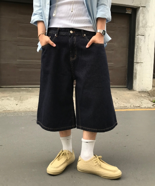 TX401 Bermuda Denim Shorts (Indigo)