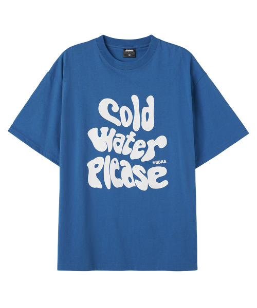 [어반에이지] Cold Water Plz 오버 반팔_블루 U4SST09BU