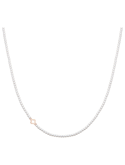 [제이에스티나] CLOVIA 14K 크리스탈 진주 비드목걸이 2mm (JJCLNI5B6201R4420) JJCLNI5B6201R4420 