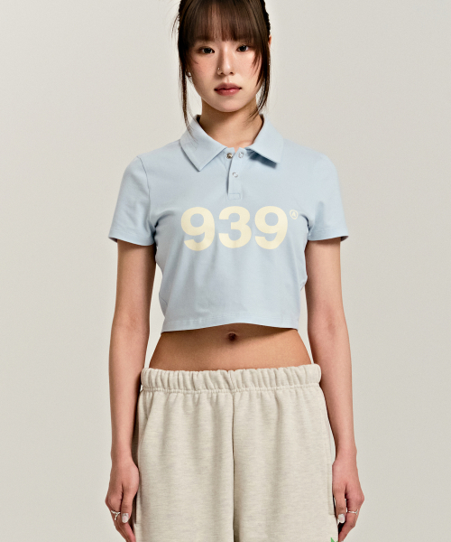 [ARCHIVE BOLD]★今週のおすすめ新作★939 LOGO COLLAR CROP TOP 939 LOGO COLLAR CROP TOP (BLACK) - ARCHIVE BOLD 아카이브 볼드