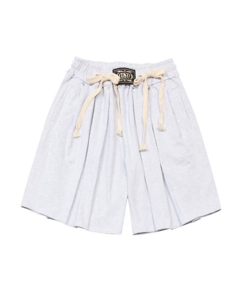 Crude Rivet Boxer Bermuda Pants White