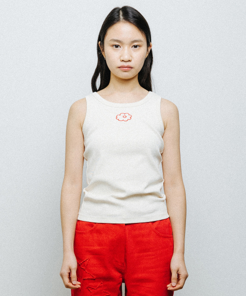 ESSENTIAL SLEEVELESS cream
