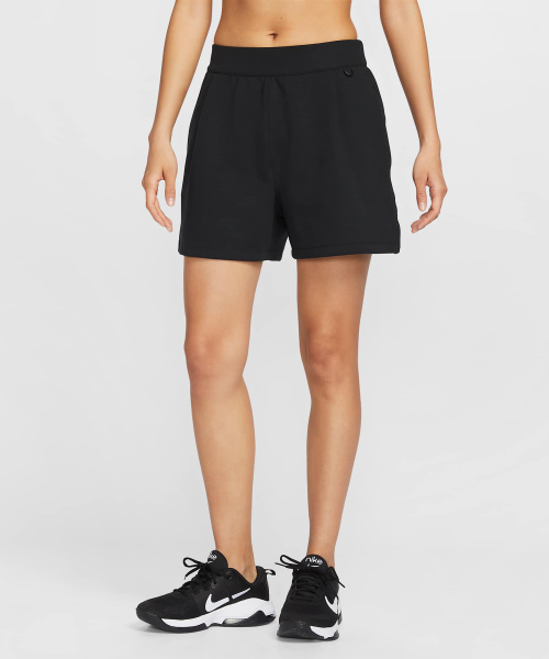 W NK 24.7 DF SHORT SOFT KNIT - BLACK/(DK SMOKE GREY)