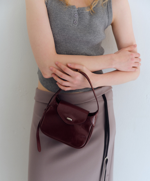 Belle Tote Bag_Burgundy