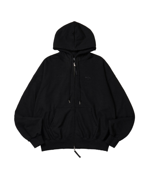 Crusades hood zip _ Black