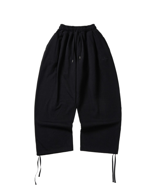 Basic cross sweat Pants _ Black