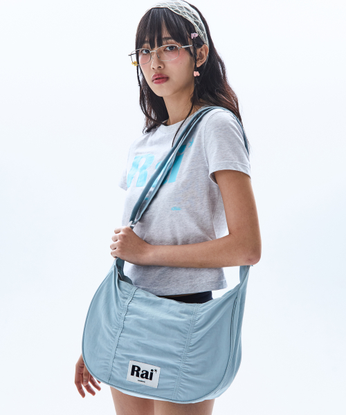 Front shirring нейлон перекрёстный bag sky синий