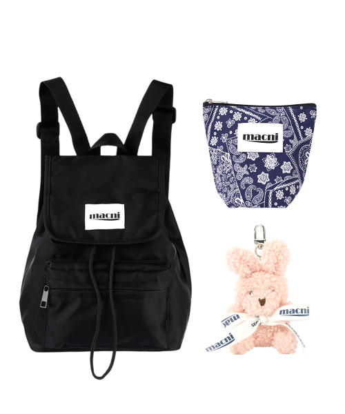 Комплект flap string рюкзак & paisley pouch & keyring комплект