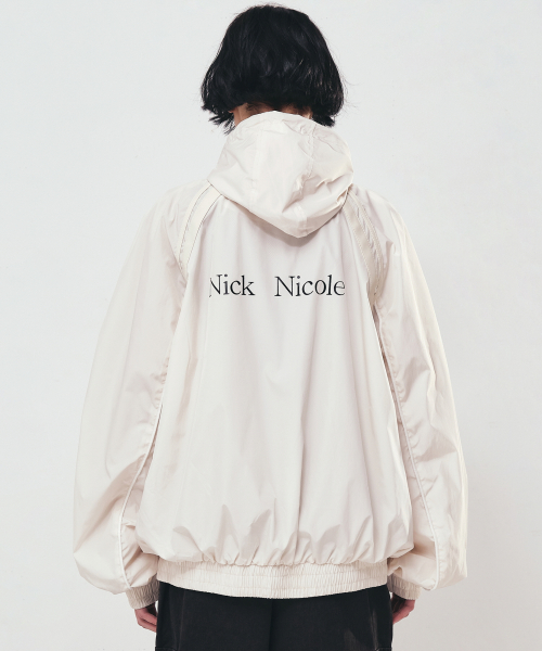 【NICK&NICOLE】 UNISEX HOODY WINDBREAKER OVERFIT JACKET 닉앤니콜(NICK&NICOLE) UNISEX HOODY WINDBREAKER OVERFIT