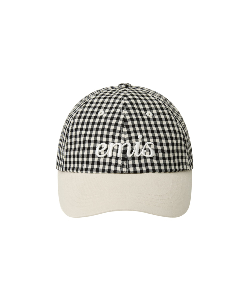 ★EMIS★ GINGHAM CHECK BALL CAPBLACK m1037_1477943 GINGHAM CHECK BALL CAP-BLACK - EMIS