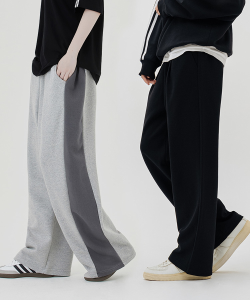 [SET] Женские широкие контрастные брюки 3 Color [ULZT_0601]