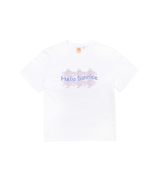 【HELLO SUNRISE】 HS Six Fish Tee /追跡付 헬로 선라이즈(HELLO SUNRISE) HS Six Fish Tee_White - 사이즈