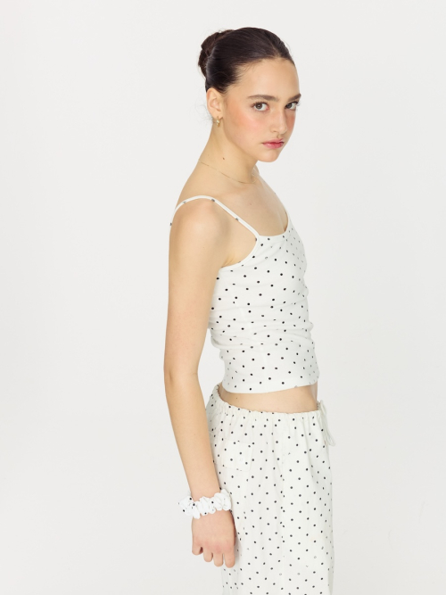 ★ GLOWNY★ WILD KNOT CAMISOLE 4 Colors GY25HSSL003 글로니(GLOWNY) WILD KNOT CAMISOLE (4 Colors) - 사이즈 & 후기
