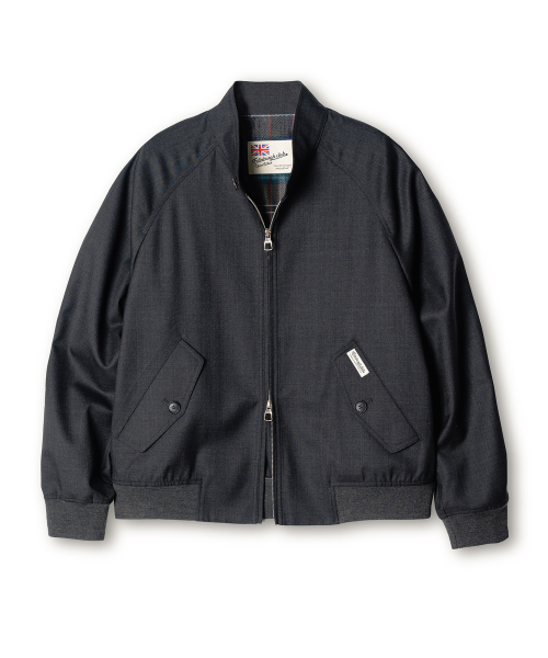 Wool harrington куртка (charcoal)