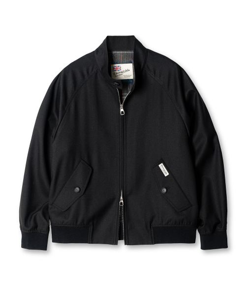 Wool harrington куртка (чёрный)