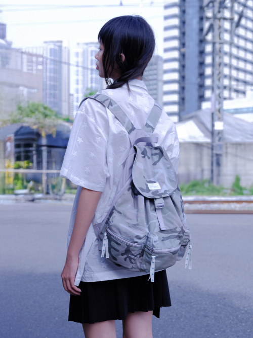 ■Fennec■ BERRY POCKET BACKPACK LARGE CAMO MINT FB1BP02CMF 페넥 FENNEC