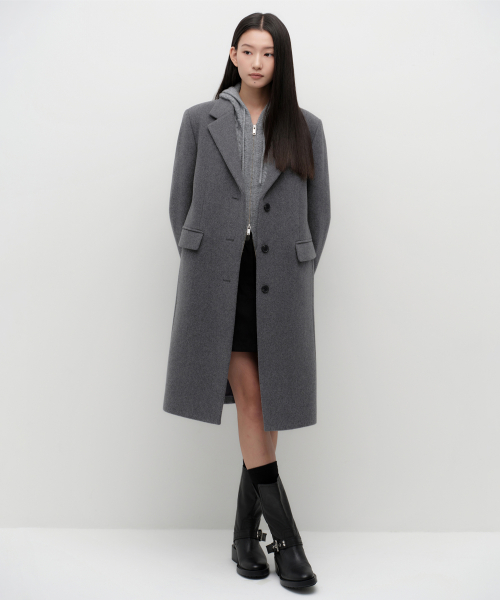 Женское кашемировое пальто Chester Field [Medium Grey]