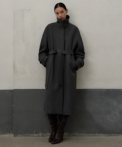 Женское пальто-халат балмакаан Medium Grey