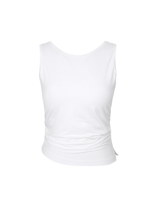 디스커버리 익스페디션() [무료반품] 프레시벤트 여성 슬리브리스 워터 크롭탑 (WHITE) 상품 이미지