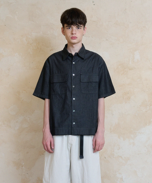 Джинса crop shirts (чёрный)