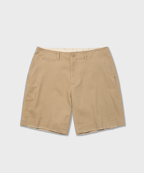Состаренные винтажные шорты чинос Beige